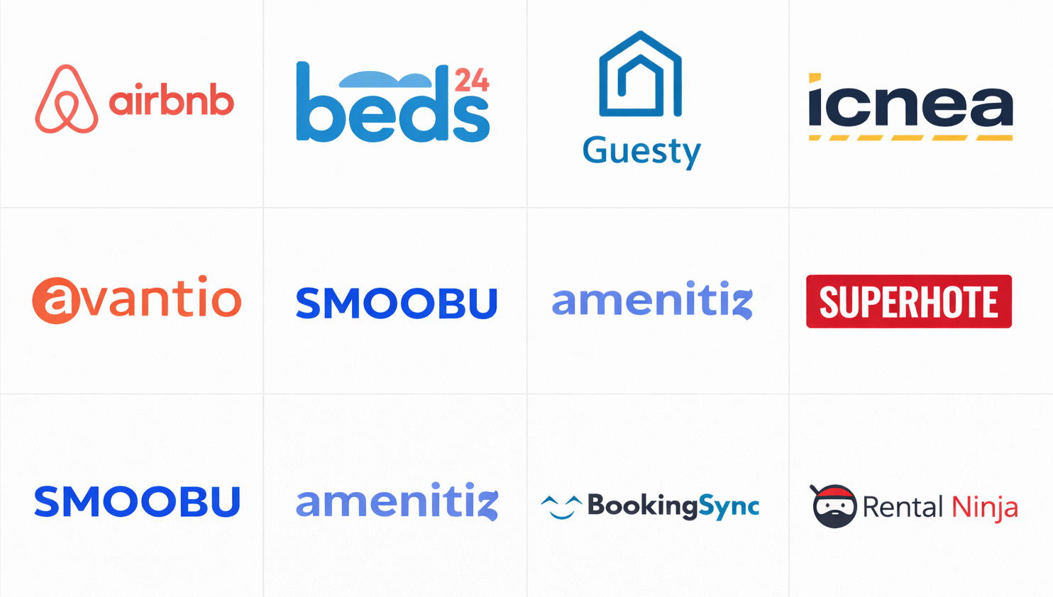 Liste des channels manager